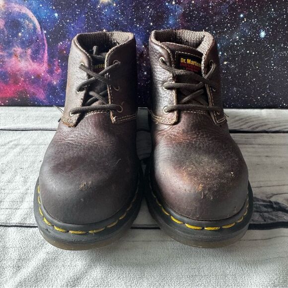 Doc Martens Industrial Steel Toe Leather Boots Sz 37 EU Women 6 ASTM 2413-11 - Picture 2 of 9